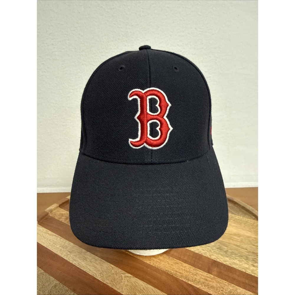 Boston Red Sox Hat '47 Brand Fenway Park Collection Hook & Loop Navy MLB Cap